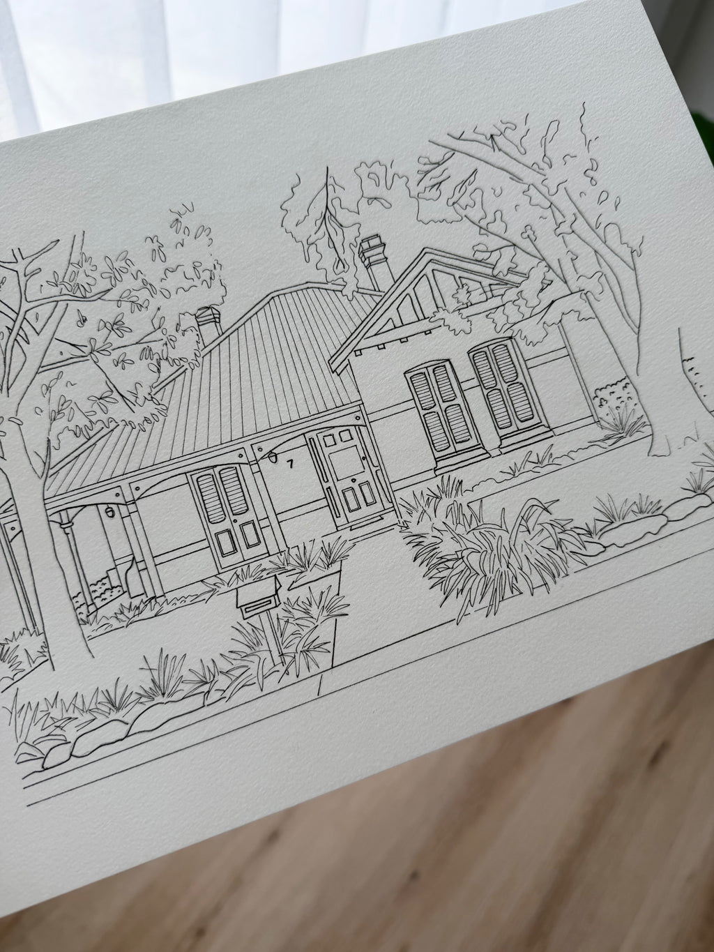 Custom 'Places You Love' Sketch